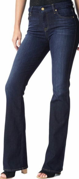 7 For All Mankind Boot Cut Jeans Size 25 - Picture 1 of 6